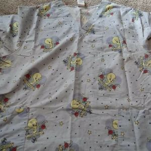 Tweety bird scrub top